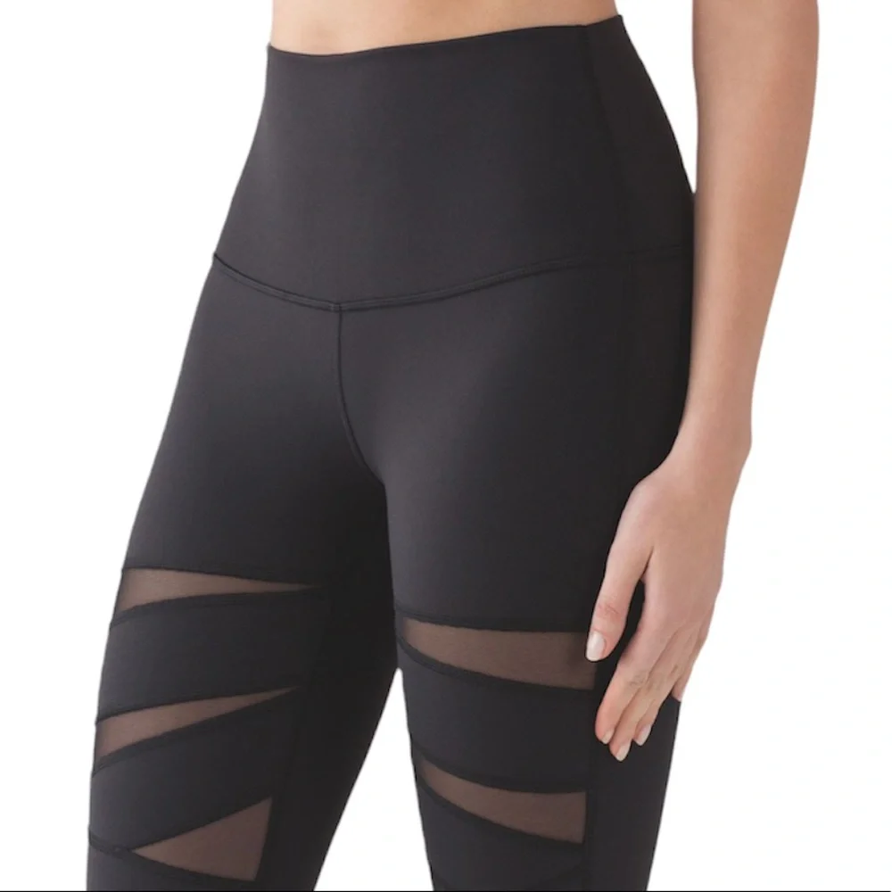 Lululemon Wunder Under HR Special Edition Tech Mesh pant size 4 NWT - Picture 4 of 10